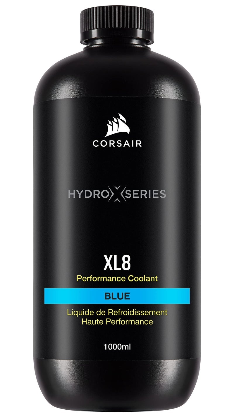 CORSAIR Hydro X Series, XL8, Performance Coolant, 1L, Translucent Blue - Image 1